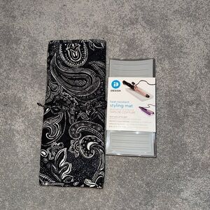 Vera Bradley Black and White Hair Styling Set